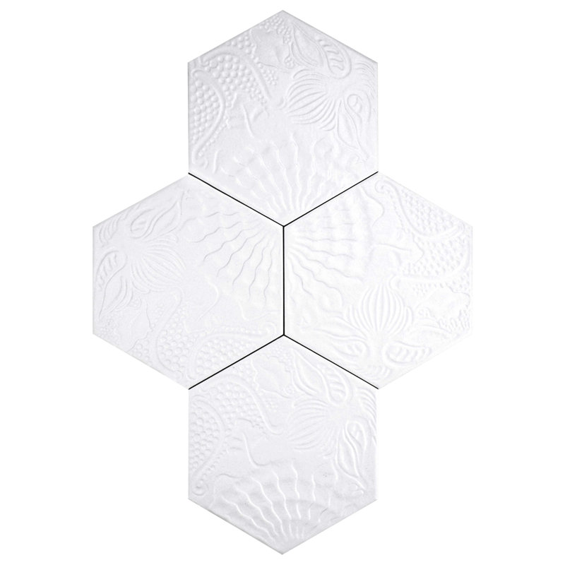 Gaudi Hex 9" x 10" Porcelain Wall & Floor Tile