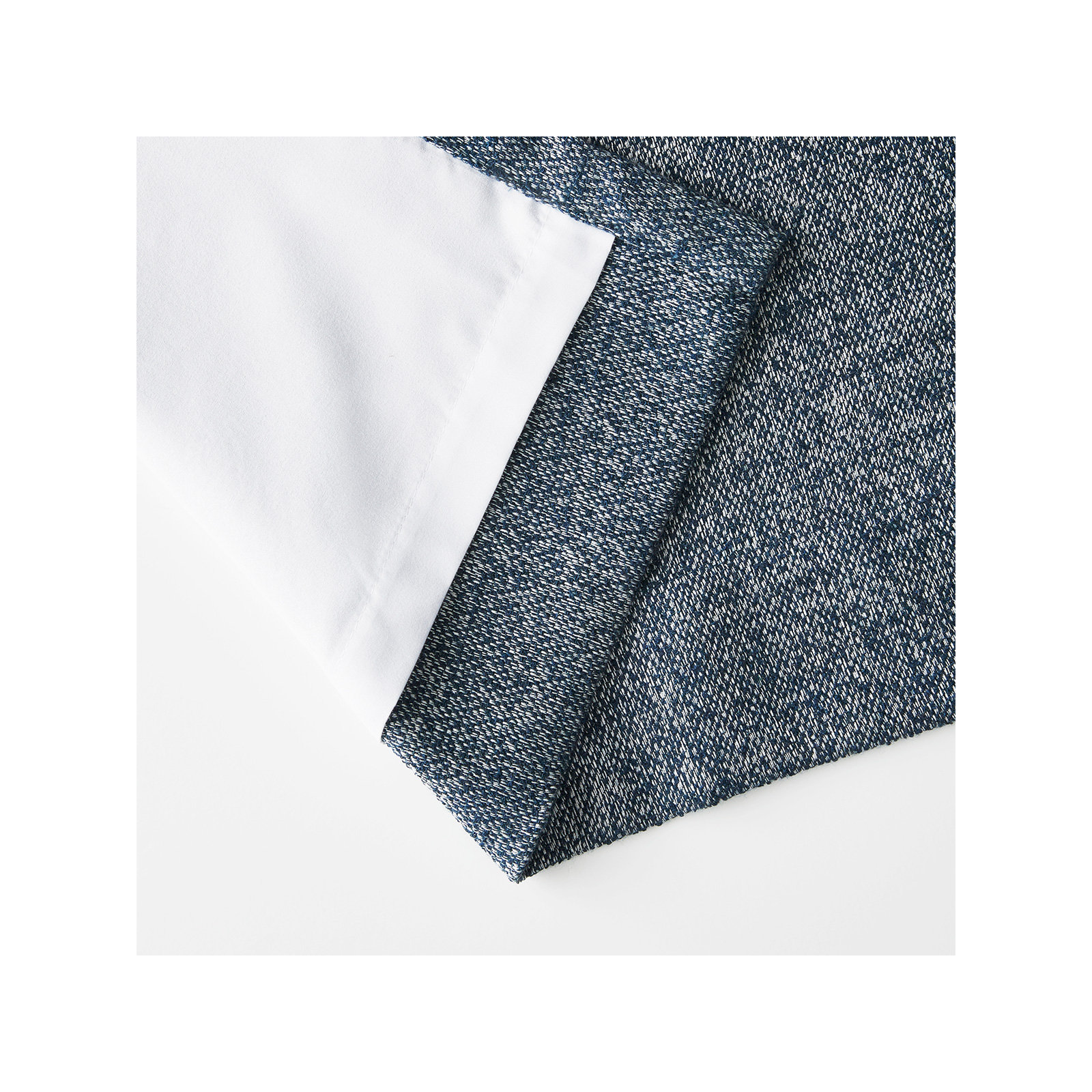 Landon Sunbrella Curtain, Indigo, 50" W x 120" L