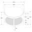 Table de bout ronde Benson