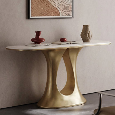 Marble Top Console Table