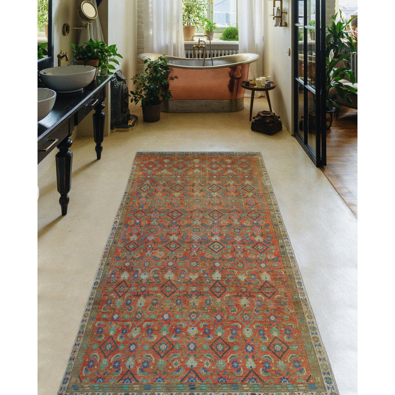 Fine Vintage Chargerm Rust Runner