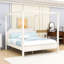 Lit plateforme à baldaquin en bois avec tête de lit-2069348505-2069348506