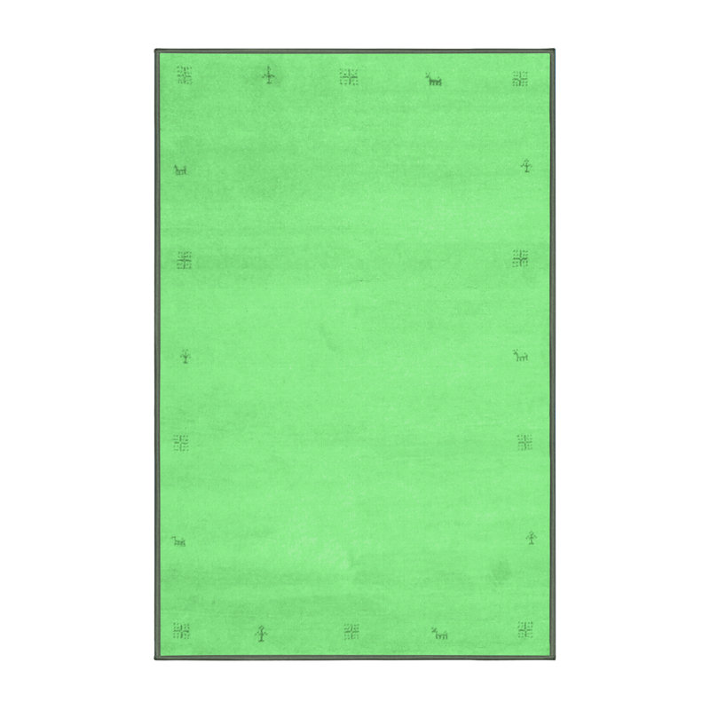 Washable Abstract Indoor Rug, Rectangle 6' x 9'