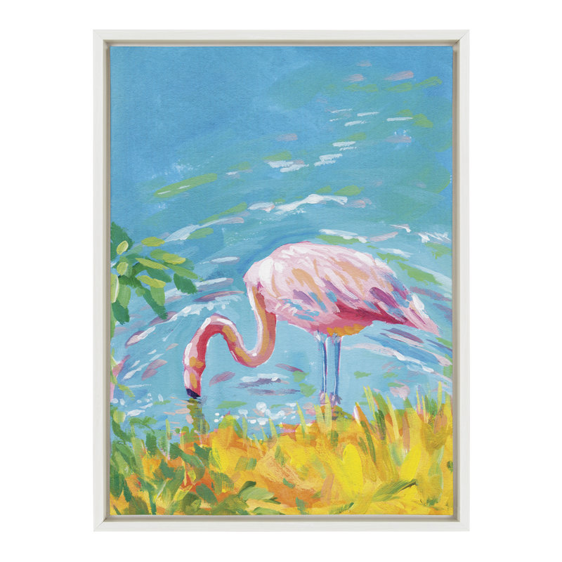 Summer Sip by Rachel Christopoulos Framed Canvas Wall Art Print