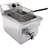Friteuse électrique KWS Commercial 1750W avec système de robinet de vidange de robinet-72889211