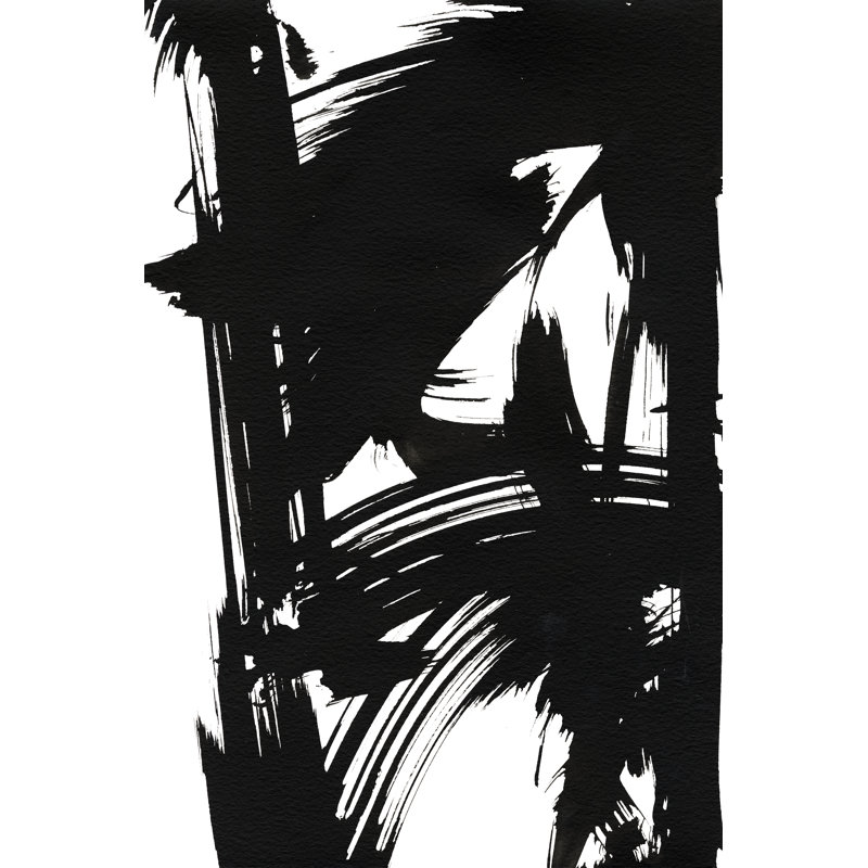 Bambou noir II, H 36 po x l 24 po