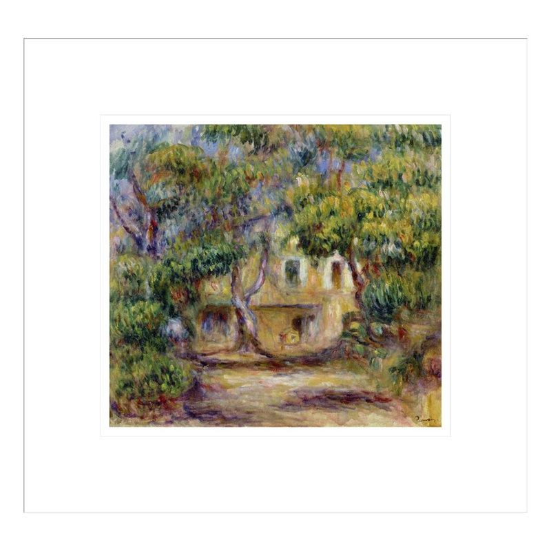 «The Farm at Les Collettes» par Pierre-Auguste Renoir, impression giclée encadrée, H 13,75 po x l 14,52 po