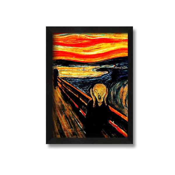 Maturi Edvard Munch the Scream - Picture Frame Advertisement in Canvas ...