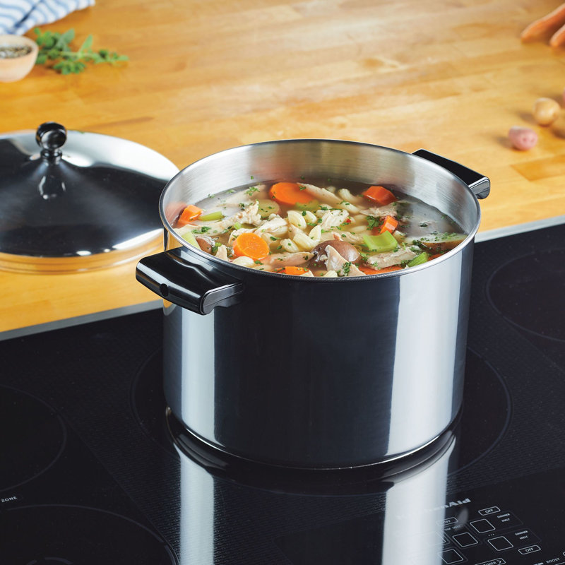 Farberware Classic 8-Quart Stainless Steel Stockpot with Lid
