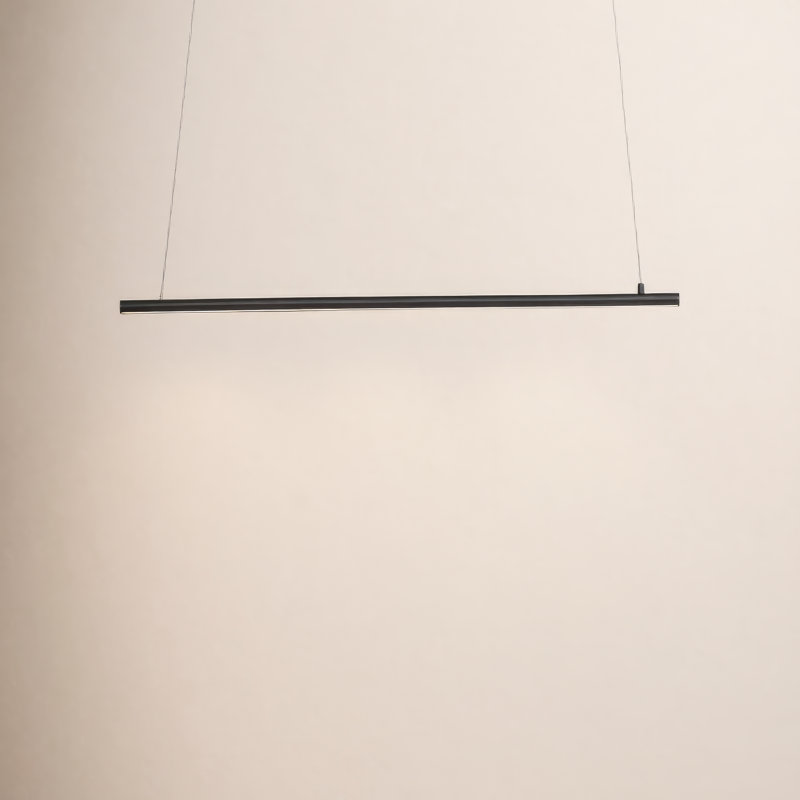Luminaire suspendu Collie-Linear, Noir