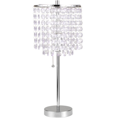 Lampe de table 19 po à inspiration cristal H (1pc / Ctn) (0,43 / 4,22)
