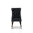 5 Pieces Modern Dining Set Includes a Rectangle Kitchen Table and 4 Black Polyester fabric Dining Chairs, Antique Walnut-775670431