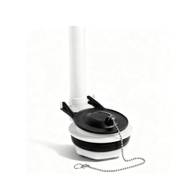 Robinet de chasse de toilette de 3 pouces avec clapet Robinet de chasse durable résistant aux produits chimiques convenant à la plupart des toilettes Facile à installer