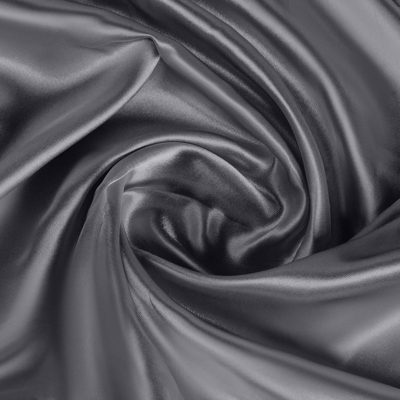 Silver Full Size Satin Microfiber Sheet Set