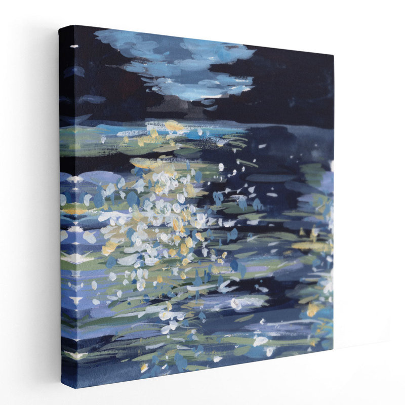 «Calming Night I», reproduction d'art sur toile, H 12 po x l 12 po