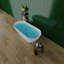 Baignoire de trempage autoportante en acrylique blanc brillant de 63 po avec trop-plein et drain chromés, certifiée Cupc