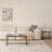 Black Glass Night Stand with Metal Legs – MDF Side Table