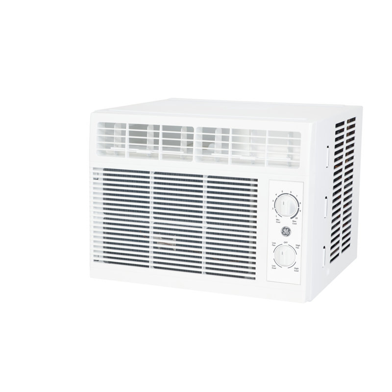 White 5000 BTU Window Air Conditioner with Remote and Sleep Mode