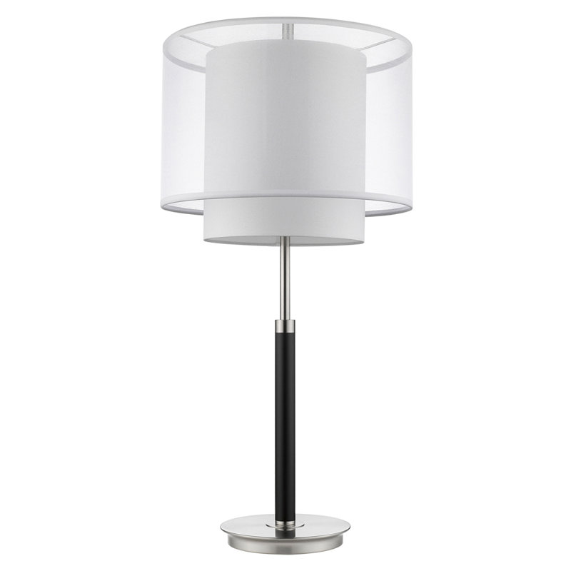 Feng 32" Table Lamp, Sheer Snow, Linen