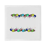 Xmas Ornaments Cotton Sateen Dinner Napkins
