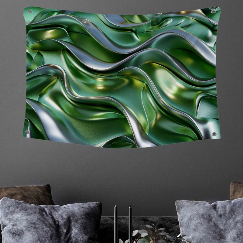 Tapisserie en microfibre, H 88 po x l 104 po