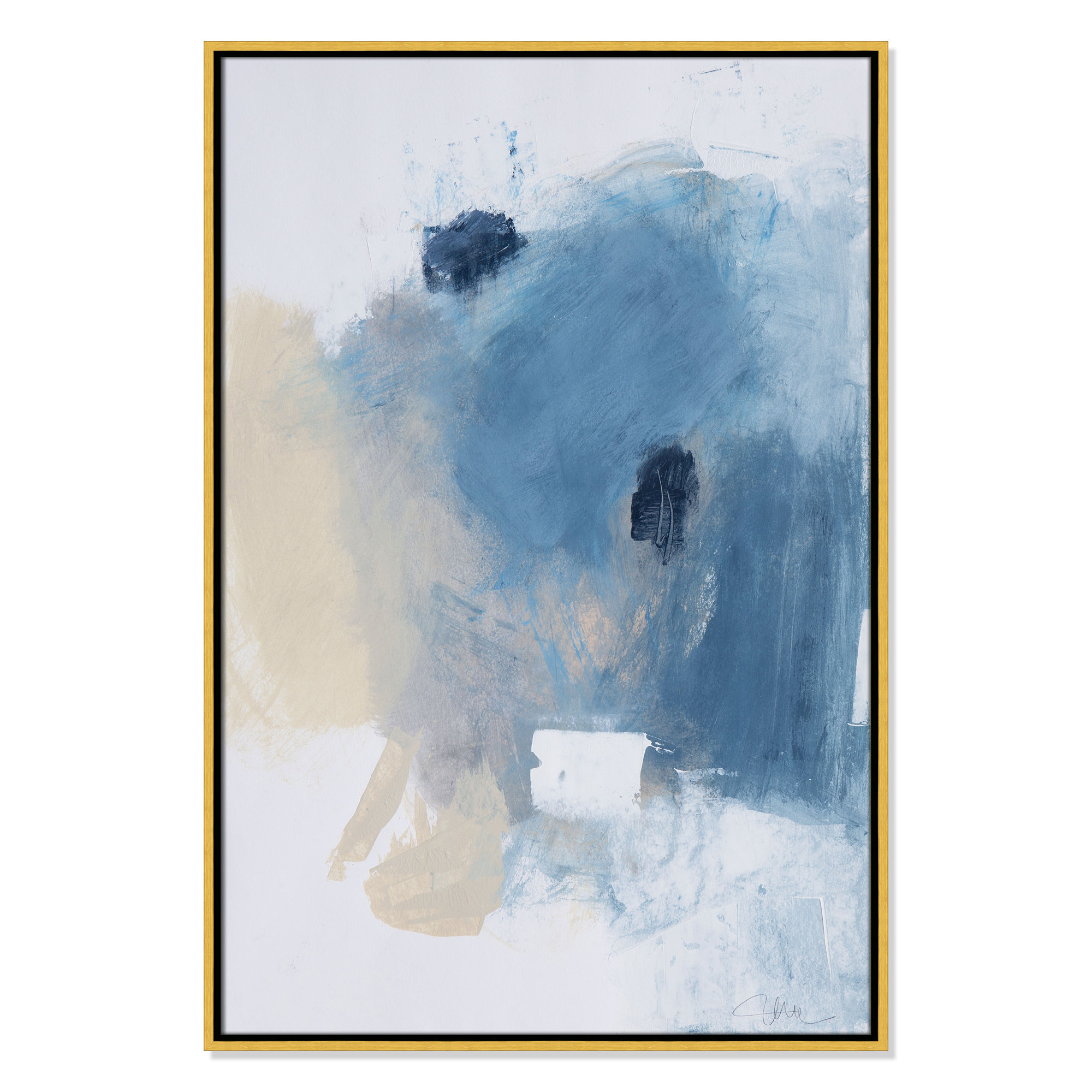 Coastal Carnival I Print by Casa Fine Arts, No Mat, Gold Floater Framed Canvas, 37.5" H x 25.5" W x 2" D