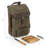 2 Bottle Insulated Wine Cooler Picnic Tote Bag with Cheese Board and Knife Set