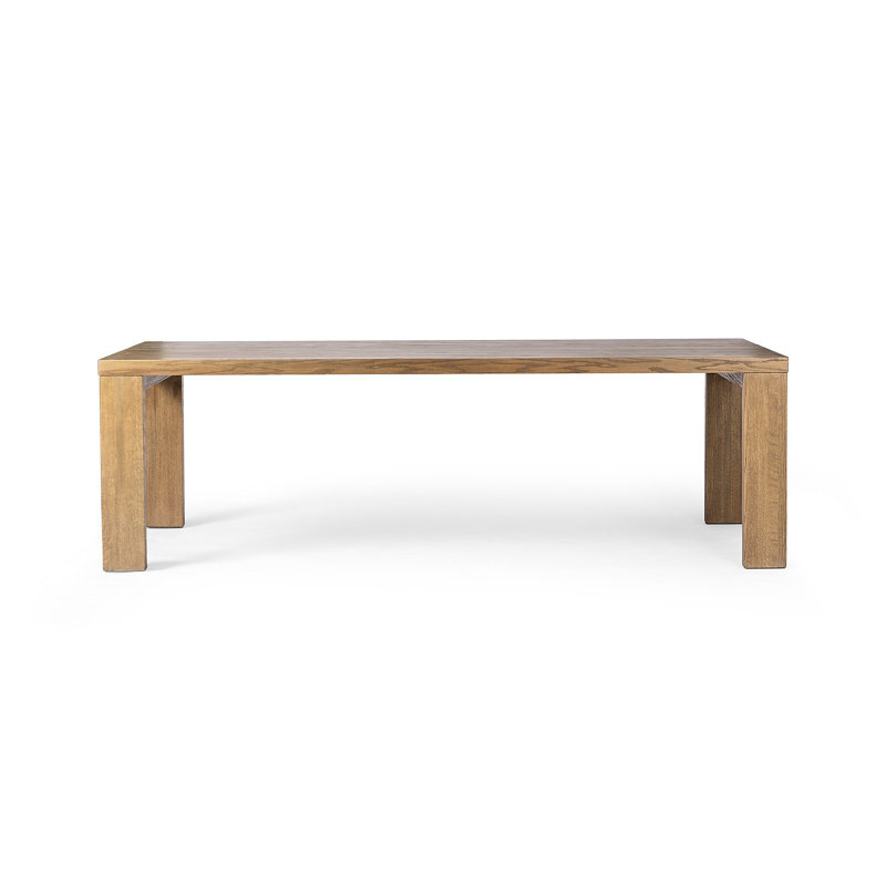 Millie Dining Table, 30" H x 72" L x 72" W, Drifted Oak Solid