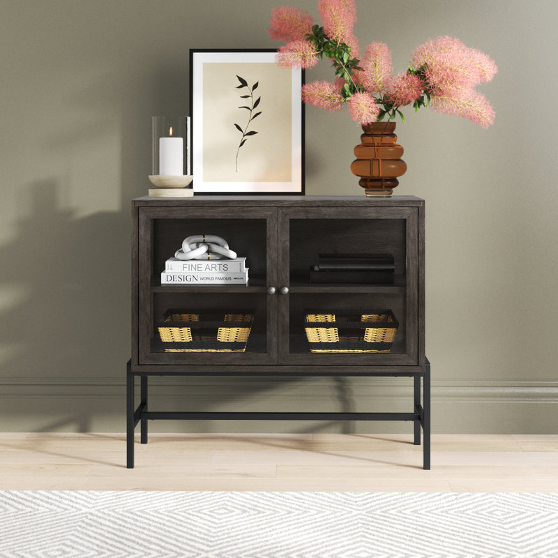 Warner Accent Cabinet, Dark Brown