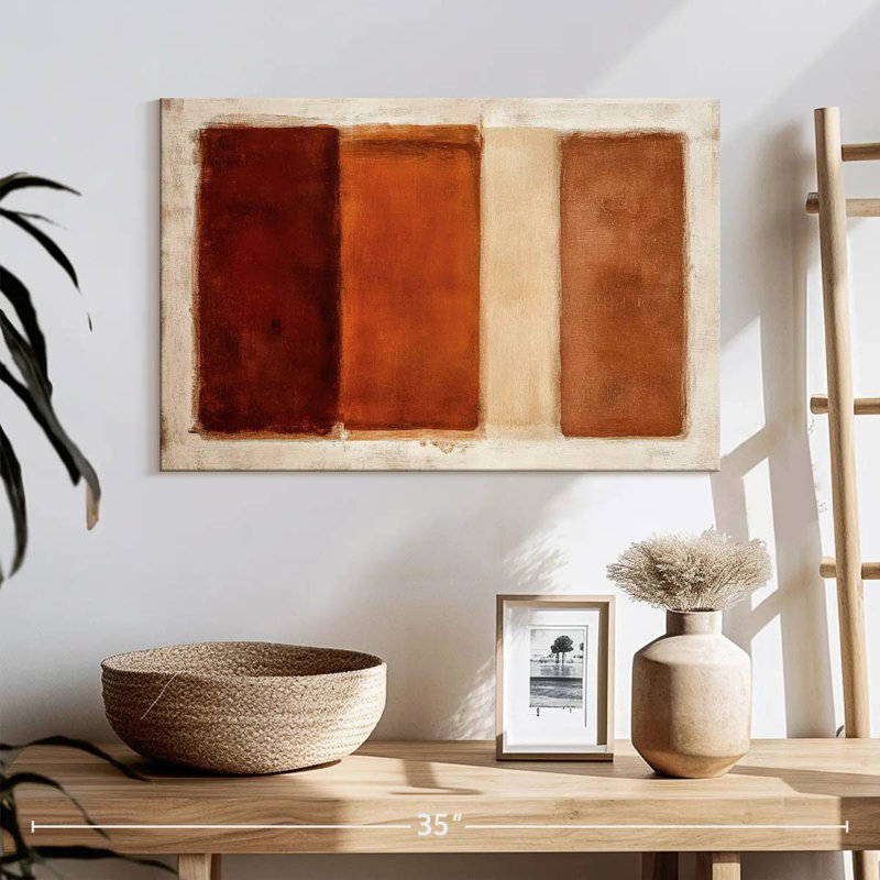 Warm Vertical Kux, 16" H x 24" W