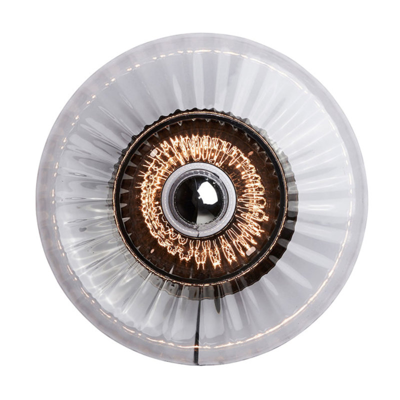 New Wave 1 - Light Flush Mounted Sconce, 15" H x 15'' W x 8'' D, Clear, Yes
