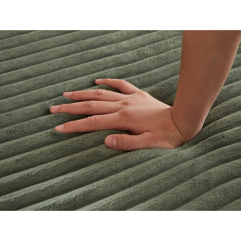 Chaise longue rembourrée, Orienté à gauche (vu de face), Vert
