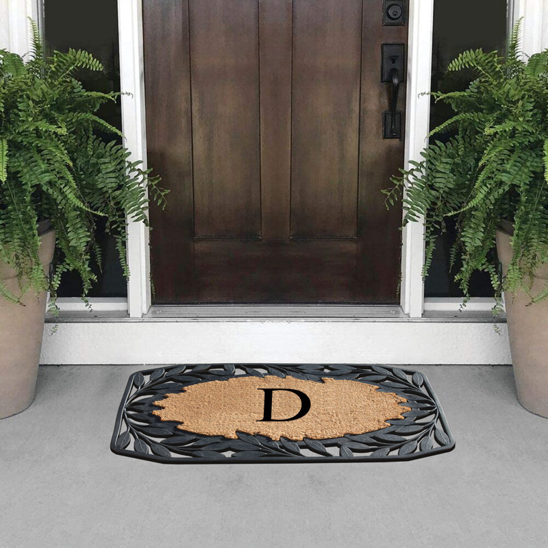 Tapis d'extérieur antidérapant 38 po x 23 po Tijan, D
