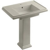 Tresham Fireclay Pedestal Bathroom Sink