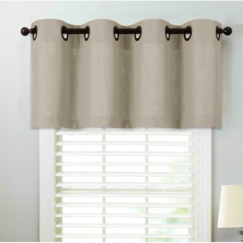 Destefano Tailored Window Valance, Linen