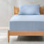 Ensemble de draps en coton Freesia - bleu-111329017