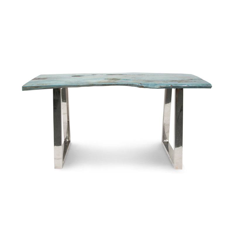 56'' Solid Wood Top Console Table