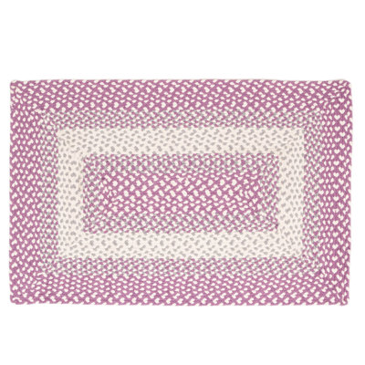 Tapis mauve tressé à la main Waterbury Farmhouse