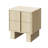 22'' H  Fluted Nightstand with Built-in Charging Station, 2-Drawer Bedside Table for Bedroom, Living room (Set of 2) -1910186158-1910186147