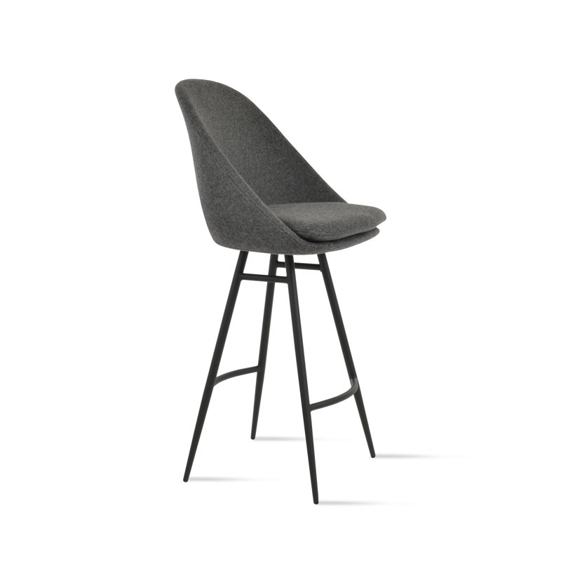 Tabouret Avanos Galata, Tabouret de bar (siège d'une hauteur de 28,7 po), Laiton, Cannelle