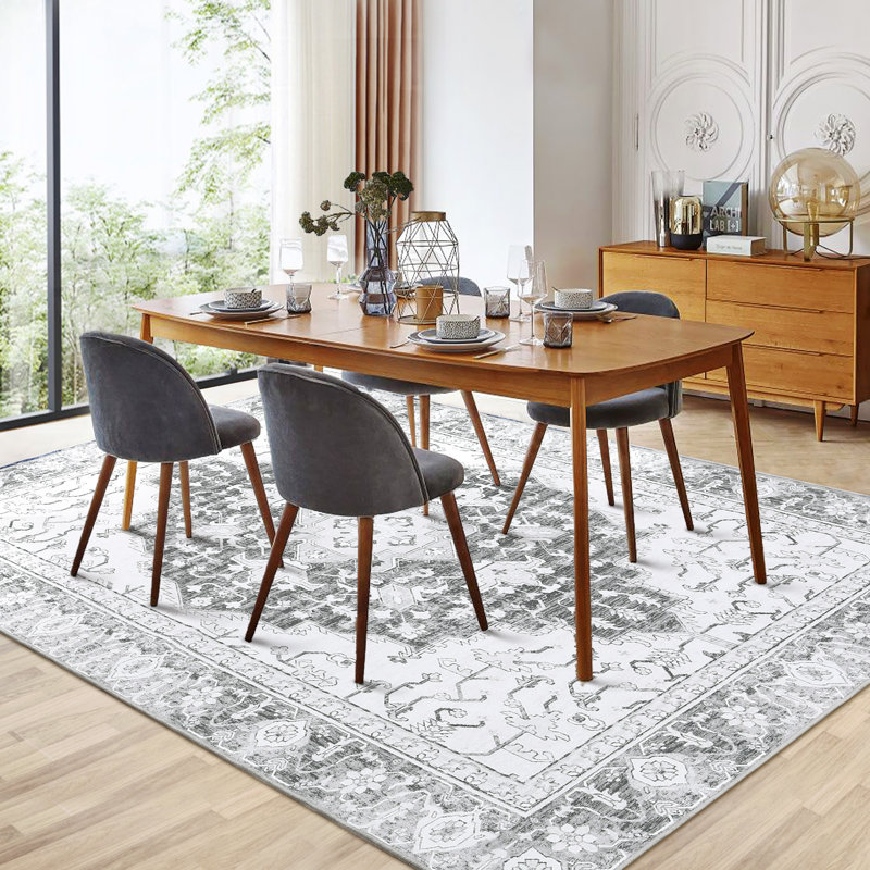 Tapis Sharaye avec envers antidérapant, Rectangle 5 pi x 7 pi