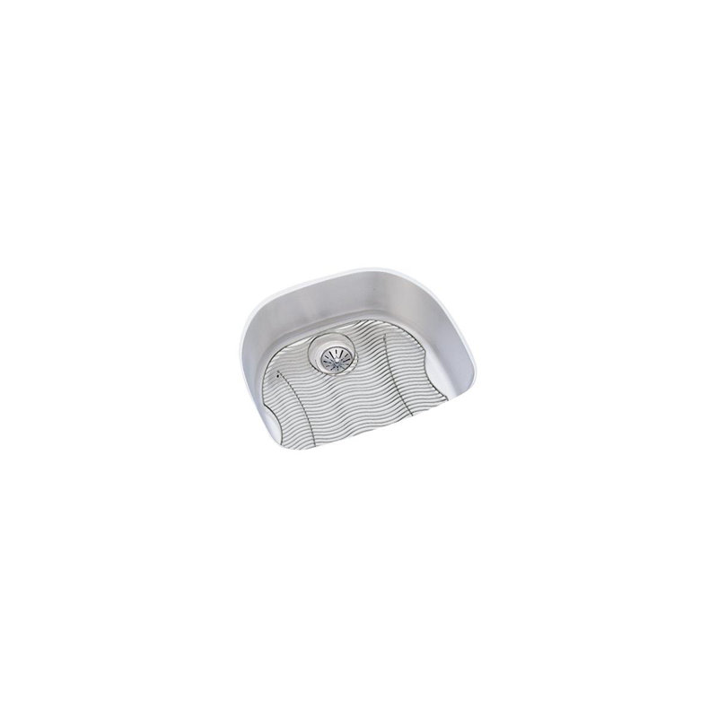 Évier de cuisine encastrable 24 po x 21 po avec grille et drain