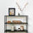 Siniah Black Solid Wood Storage Shadow Box Picture Frame