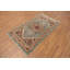 Tapis décoratif bleu clair fait à la main 3 x 5