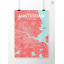 Amsterdam City Map - No Frame Print-1927335506