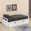 Lit de jour extensible simple avec lit gigogne-1014615525