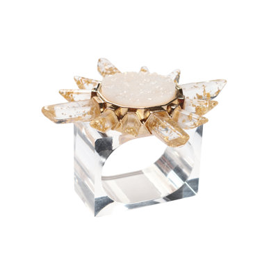 Coronet Napkin Ring Set in a Gift Box