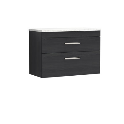 80.5Cm Wall Mounted Single Bathroom Vanity Base Only