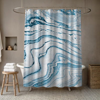 Bellicent  Abstract Shower Curtain