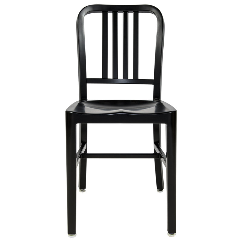 Chaise de patio d'extérieur Hitchcock, Noir
